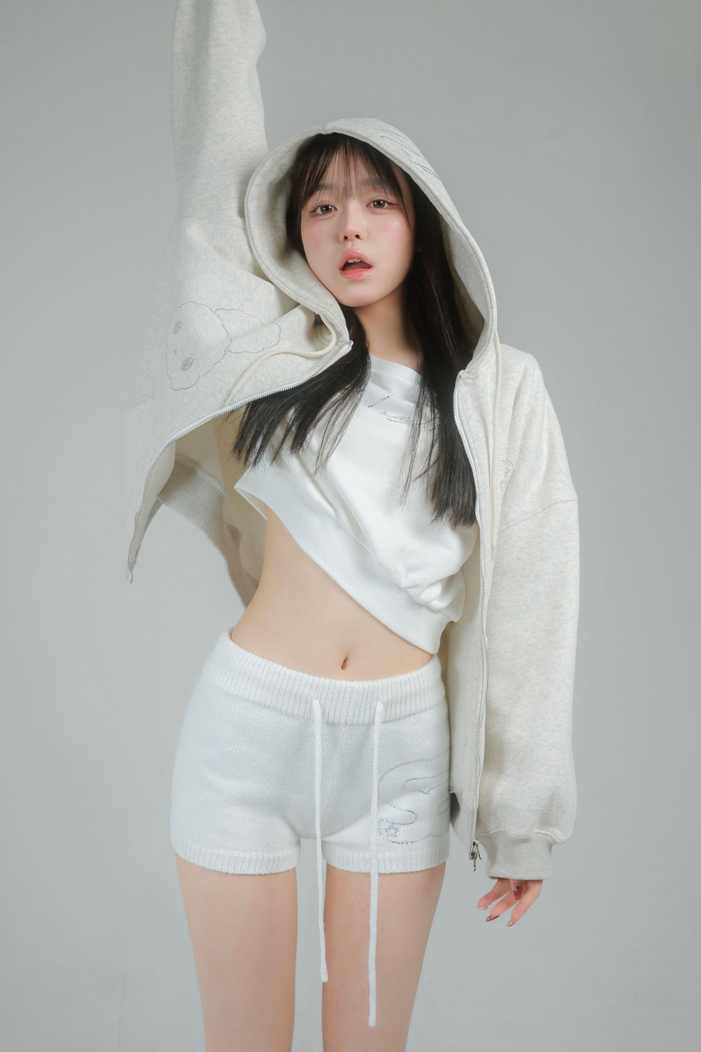 stone jewelry hoodie