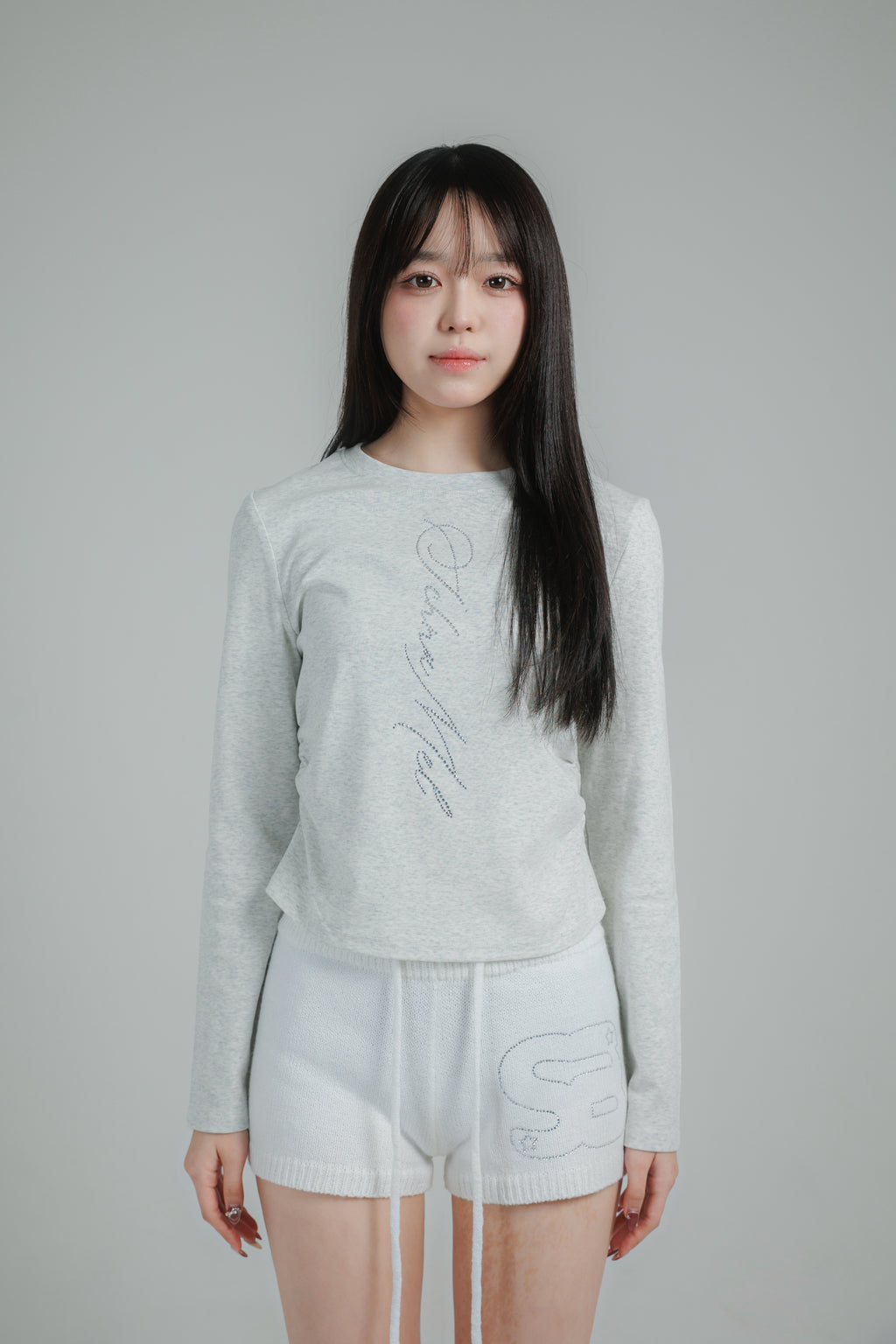 SM knit short pants