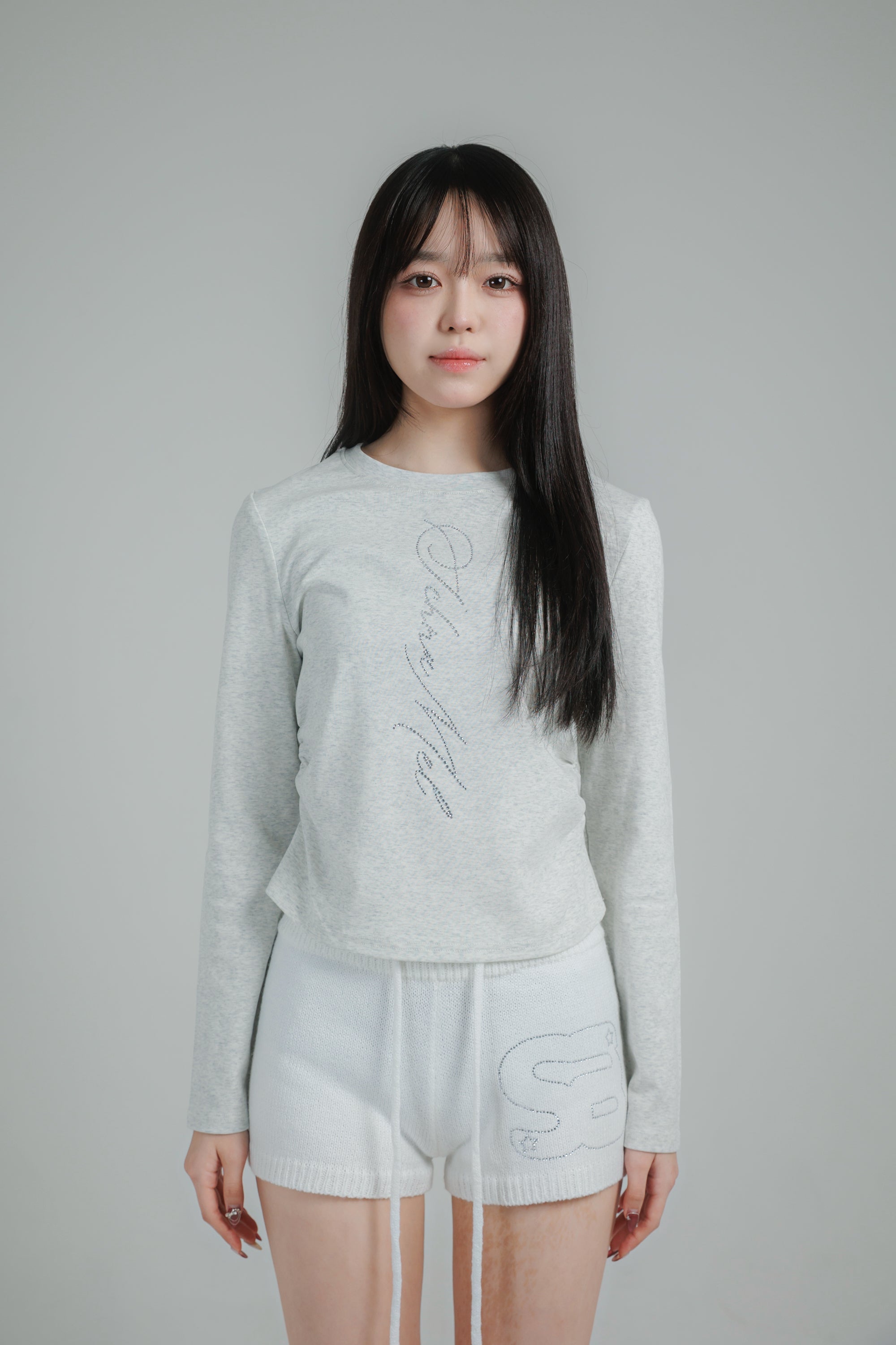 SM knit short pants