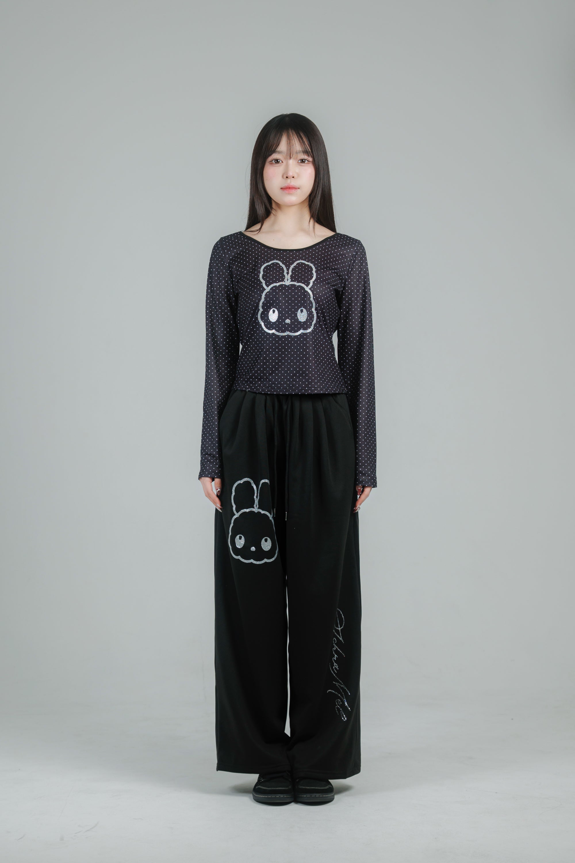 classy sweat pants (black)