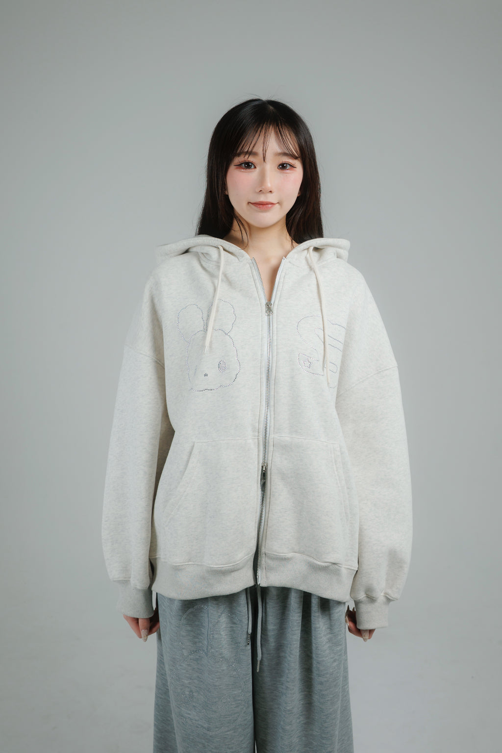 stone jewelry hoodie