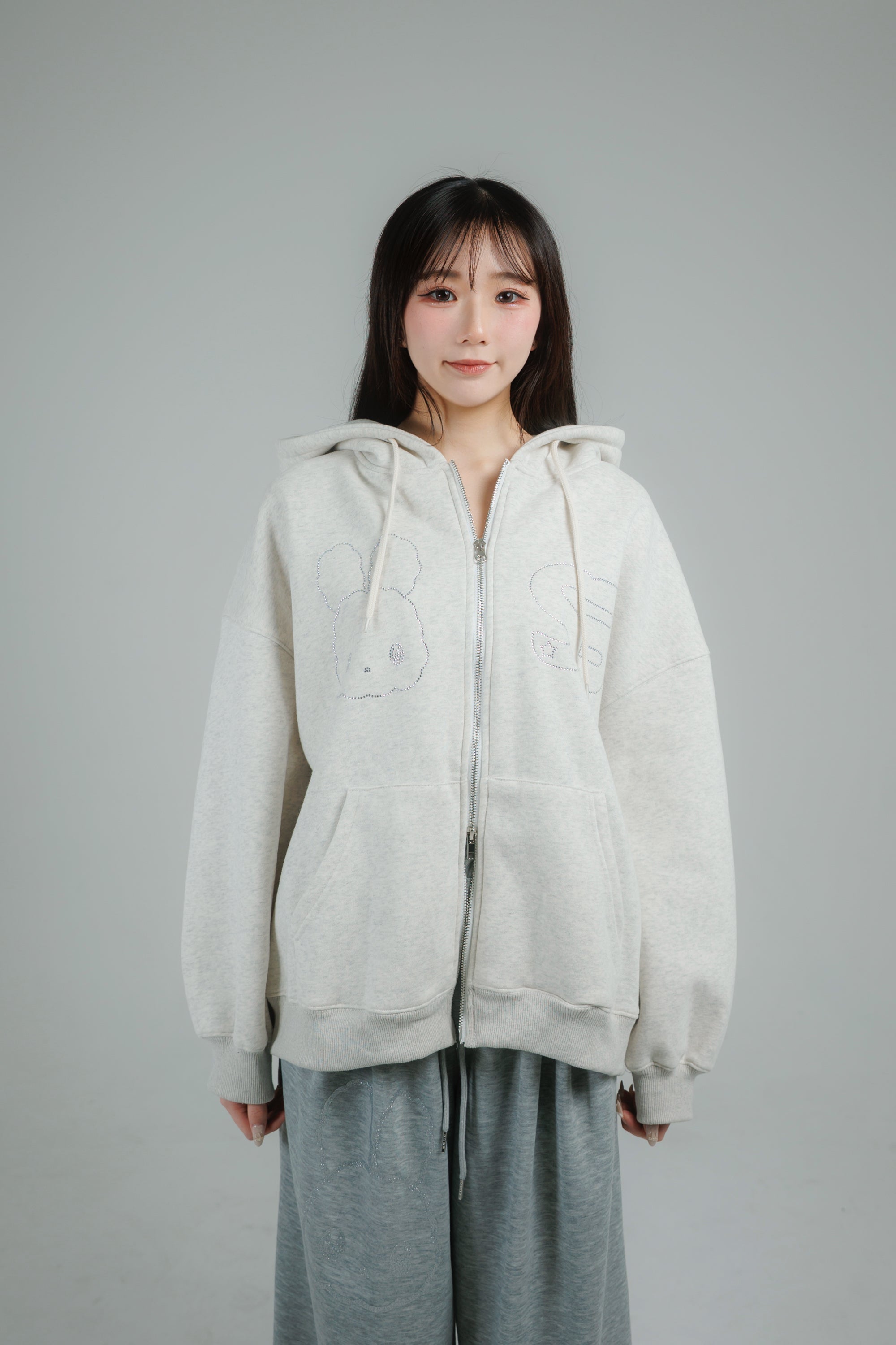 stone jewelry hoodie