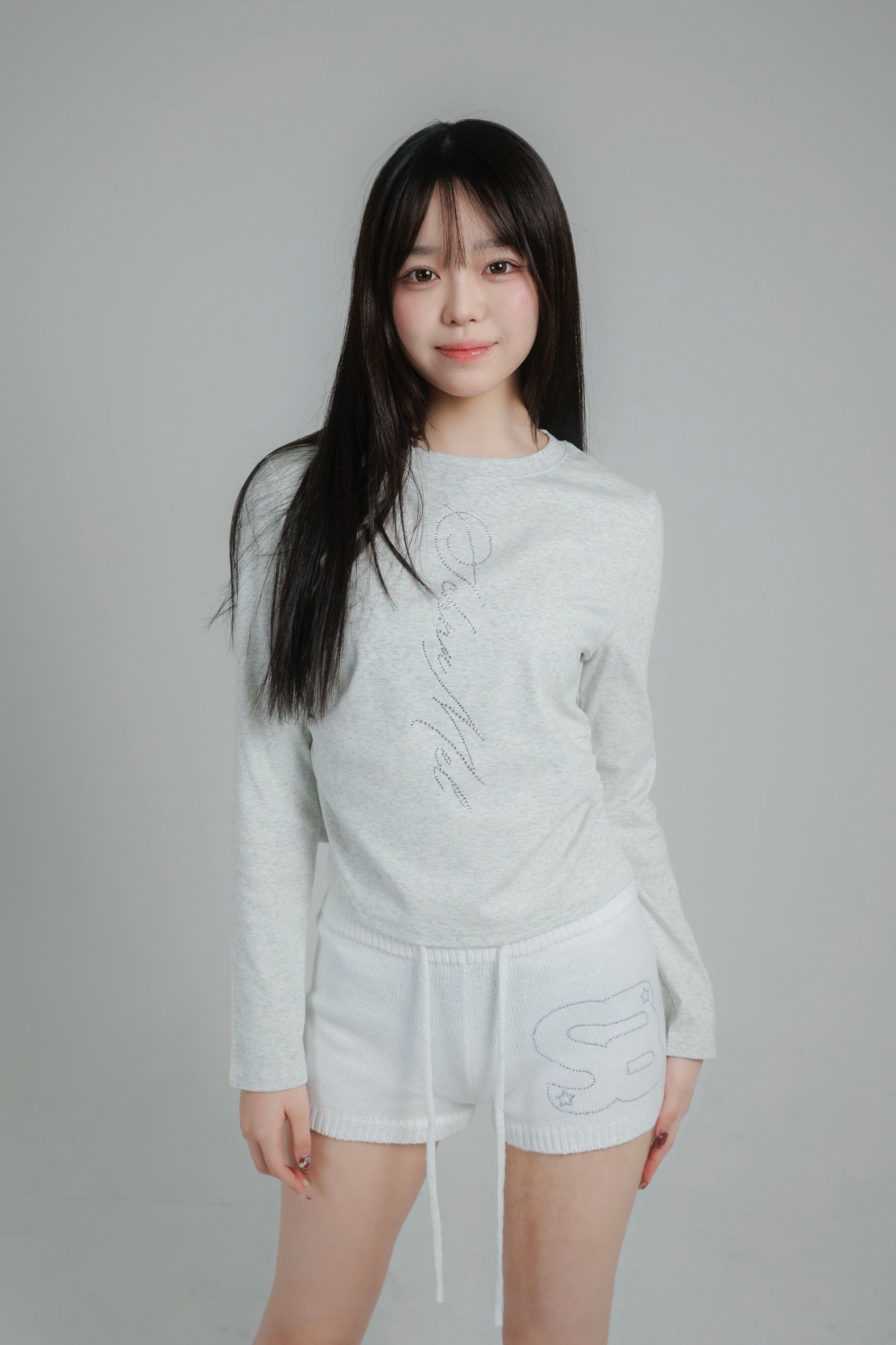 SM knit short pants