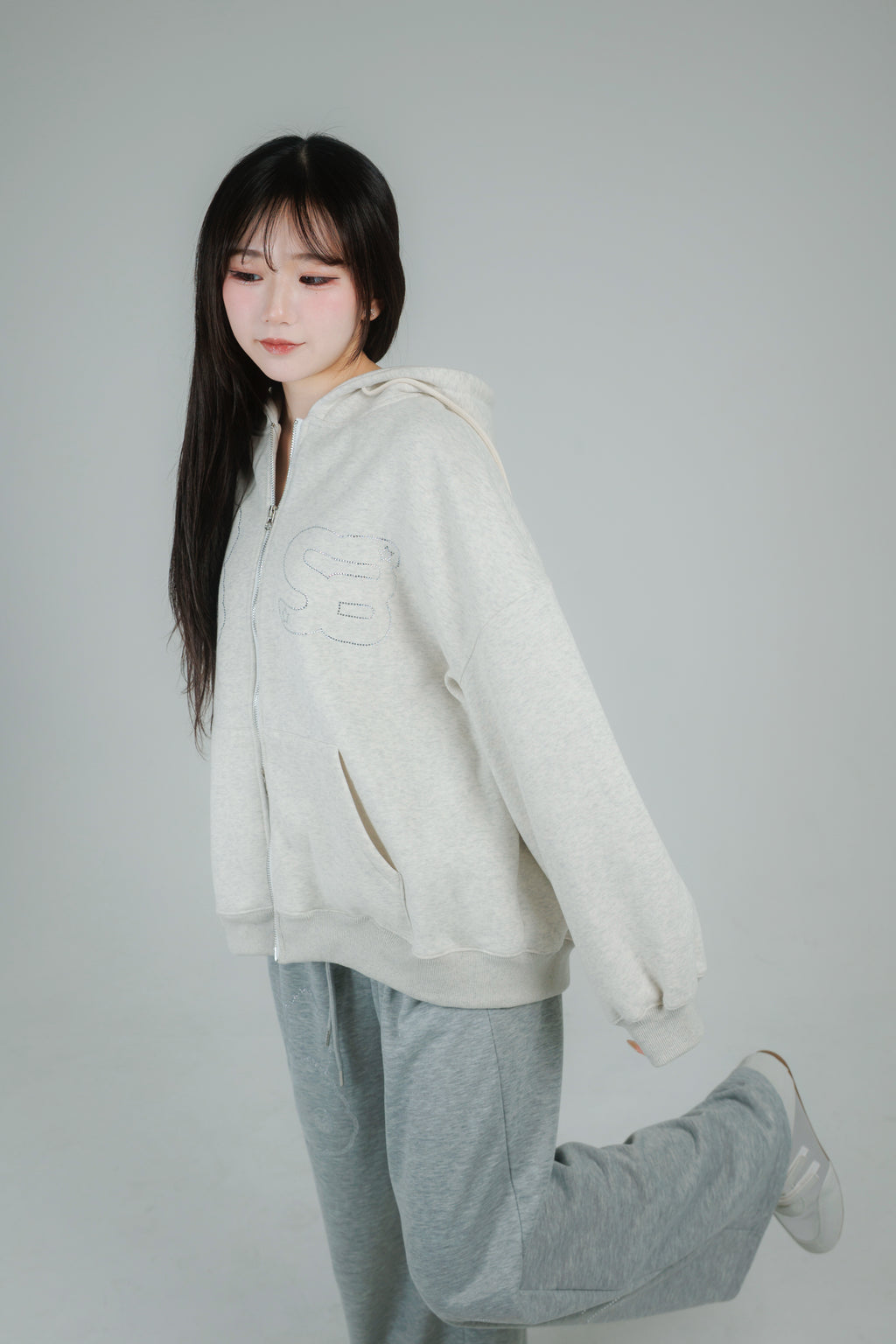 stone jewelry hoodie