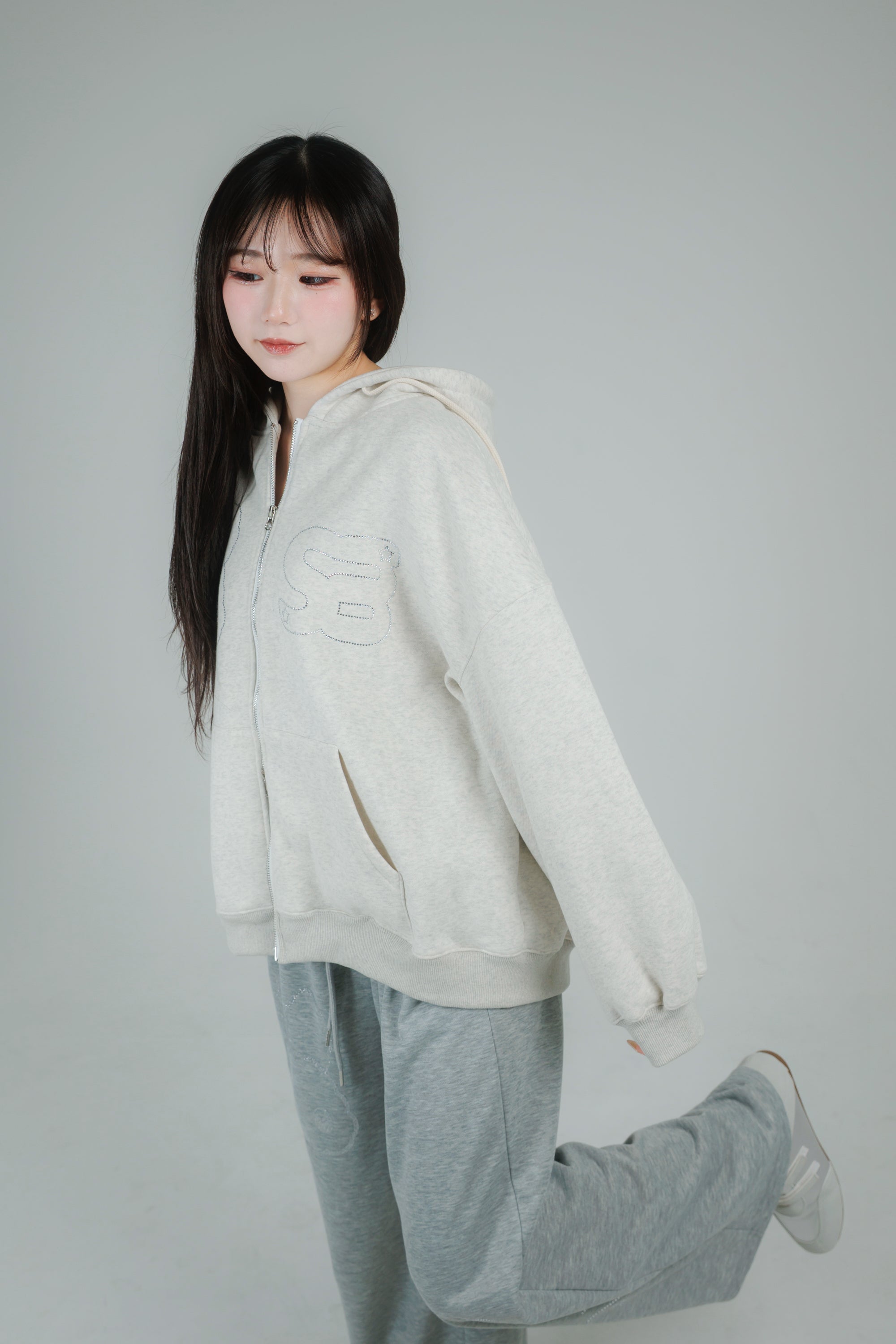 stone jewelry hoodie