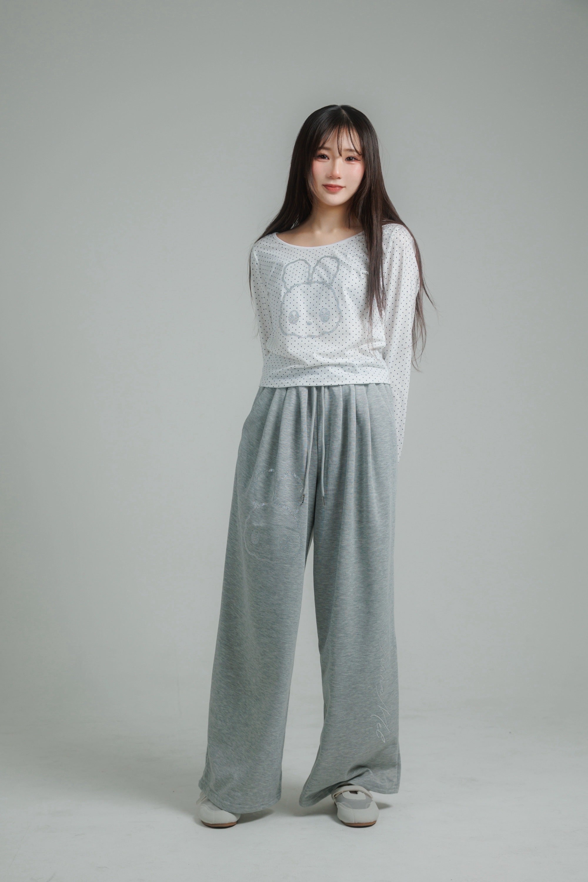 classy sweat pants (black)