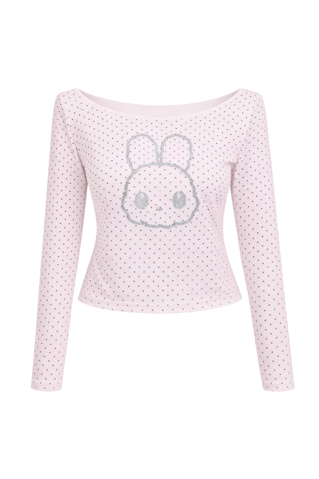 glitter dot tops (white)