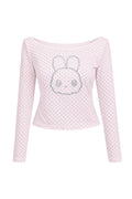 glitter dot tops (pink)