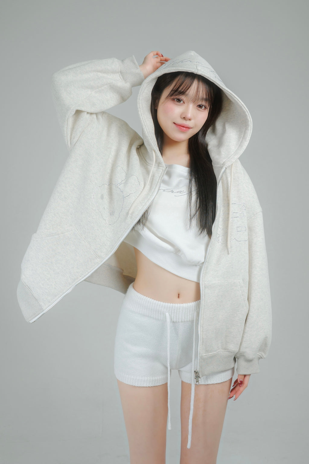 stone jewelry hoodie